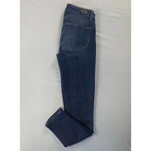 Paige 'Verdugo Ankle' Lightweight Stretch Denim Jeans. Dark Wash, Women's 24 GUC